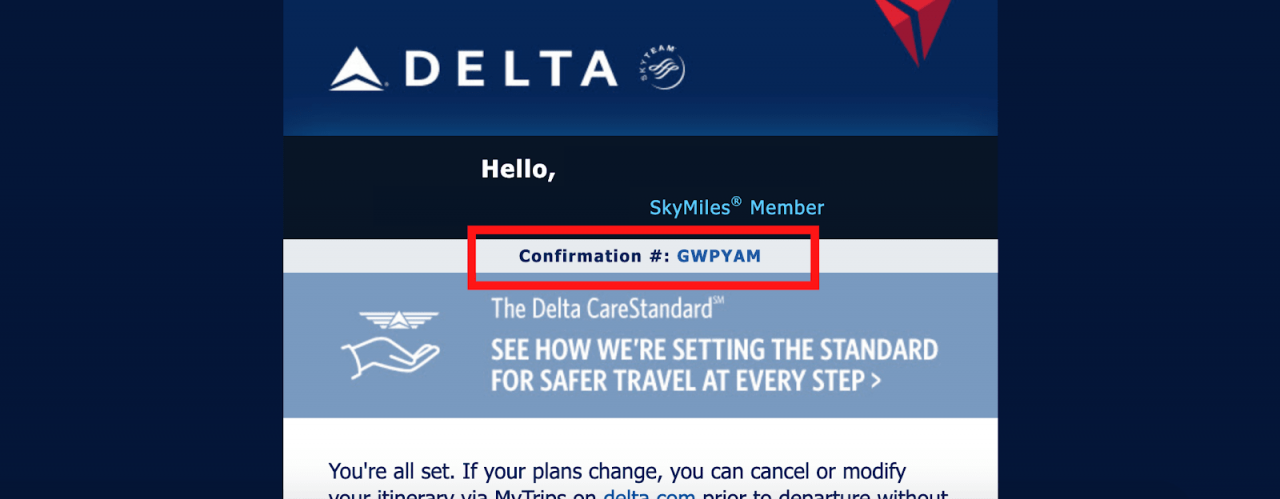 Cómo cambiar o cancelar su vuelo de Delta